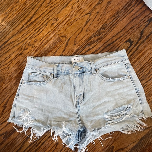 PISTOLA: Gigi Low Rise Cut Off Short in Rennie - Picture 6 of 6